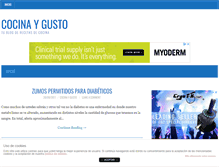 Tablet Screenshot of cocinaygusto.com